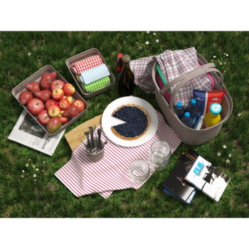 KIS korpa za veš Filo Shopping Basket 21l Colonial Taupe KFSBCT-1